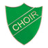 Green Choir Enamel Shield Badge