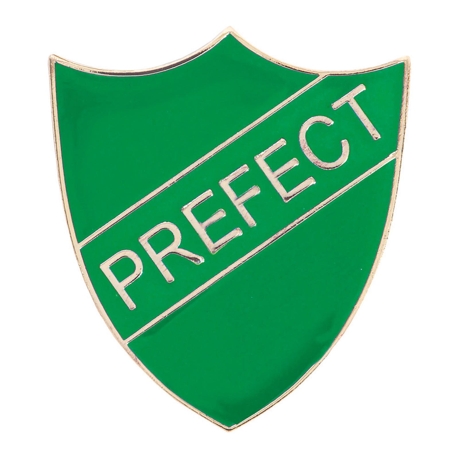 Green Prefect Enamel Shield Badge