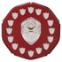 English Rose Annual Shield  305mm (12") - 16 Mini Shields