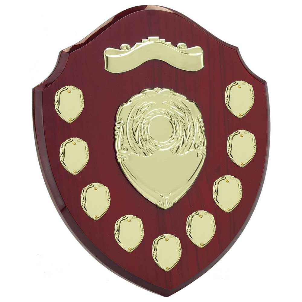Mountbatten Annual Shield Award - Rosewood & Gold