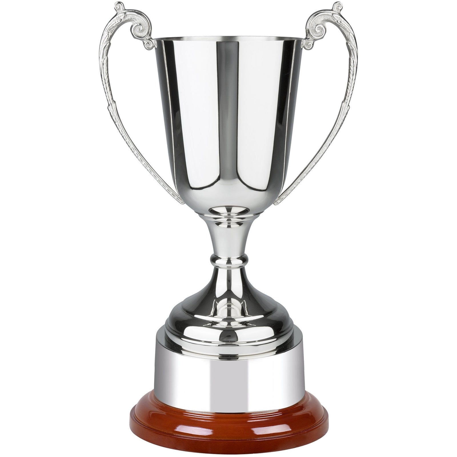 Formula Revolution Trophy Cup on Rosewood Finish Base