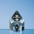 Engraved Crystal Sloping Diamond Award