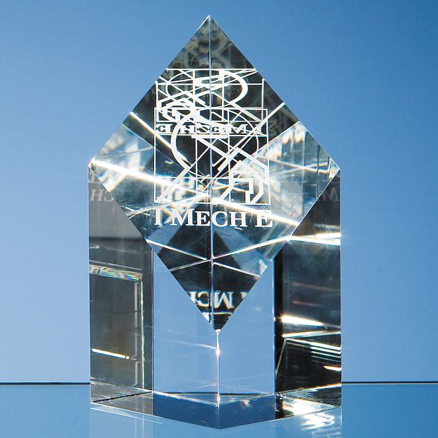 Engraved Crystal Diamond Award