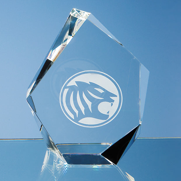 Engraved Crystal Iceberg Award