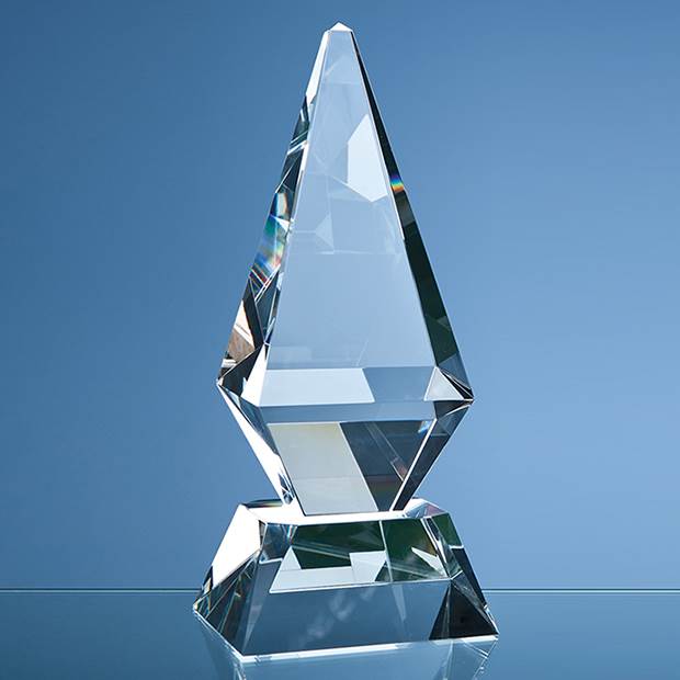 Engraved Crystal Glacier Award