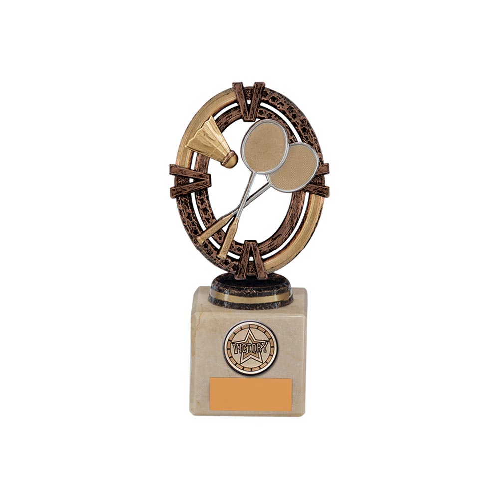 Maverick Legend Block Badminton Trophy