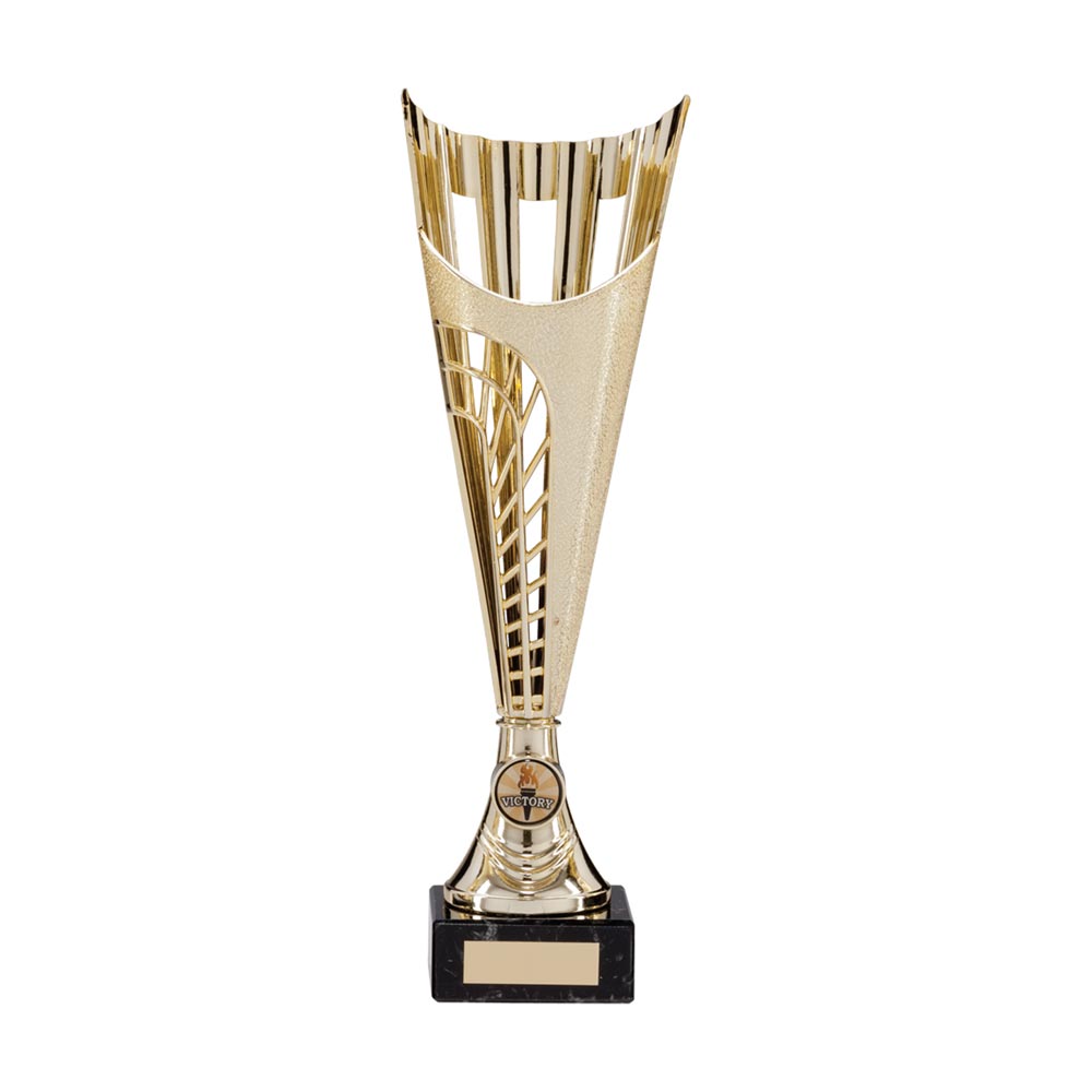 Garrison Plastic Laser Cut Trophy Cup - Gold