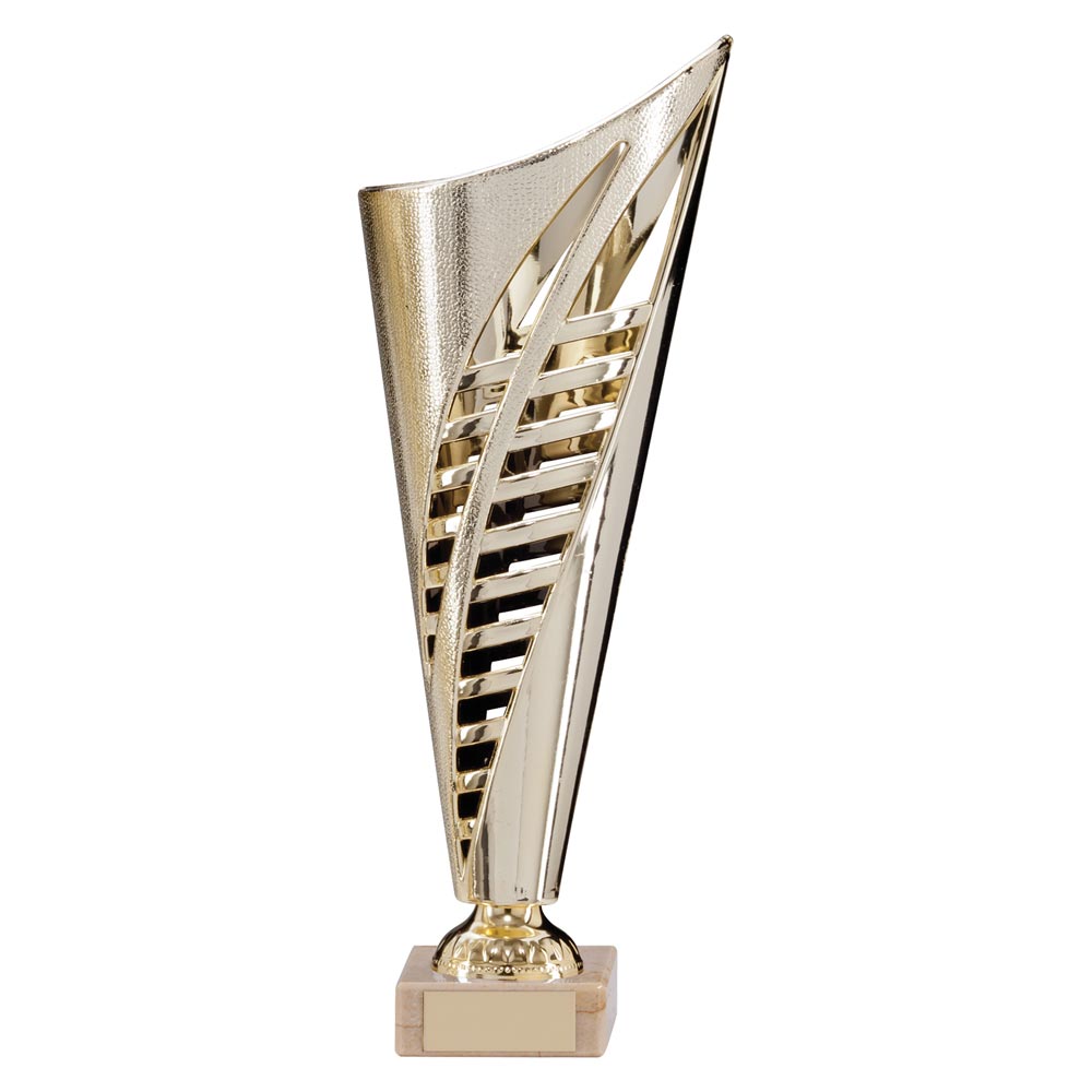 Saber Plastic Laser Cut Trophy Cup - Gold