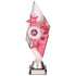 Pizzazz Plastic Trophy - Silver & Pink