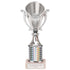 Wizard Plastic Column Trophy Cup - Silver