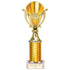 Wizard Plastic Column Trophy Cup - Gold