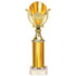 Wizard Plastic Column Trophy Cup - Gold