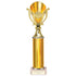 Wizard Plastic Column Trophy Cup - Gold