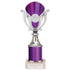 Wizard Plastic Column Trophy Cup - Purple