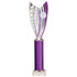 Glamstar Plastic Column Trophy - Purple