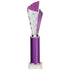 Flash Plastic Chequered Trophy - Purple