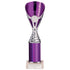 Rising Stars Plastic Column Trophy - Purple