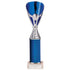 Rising Stars Plastic Column Trophy - Blue