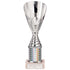 Rising Stars Plastic Column Trophy - Silver