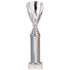 Rising Stars Plastic Column Trophy - Silver