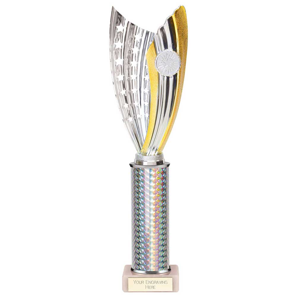 Glamstar Plastic Trophy - Silver