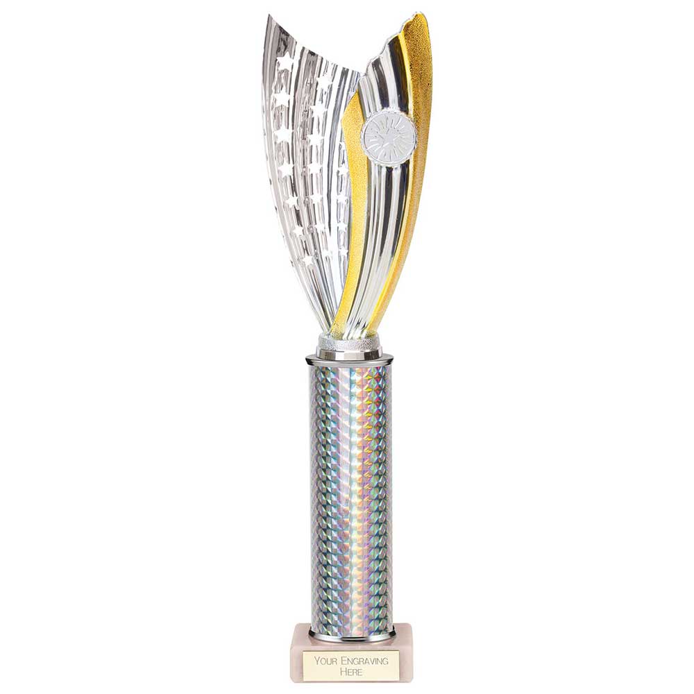 Glamstar Plastic Trophy - Silver