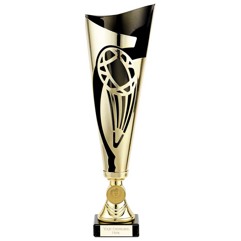 Champions Rugby Trophy Cup - Gold & Black