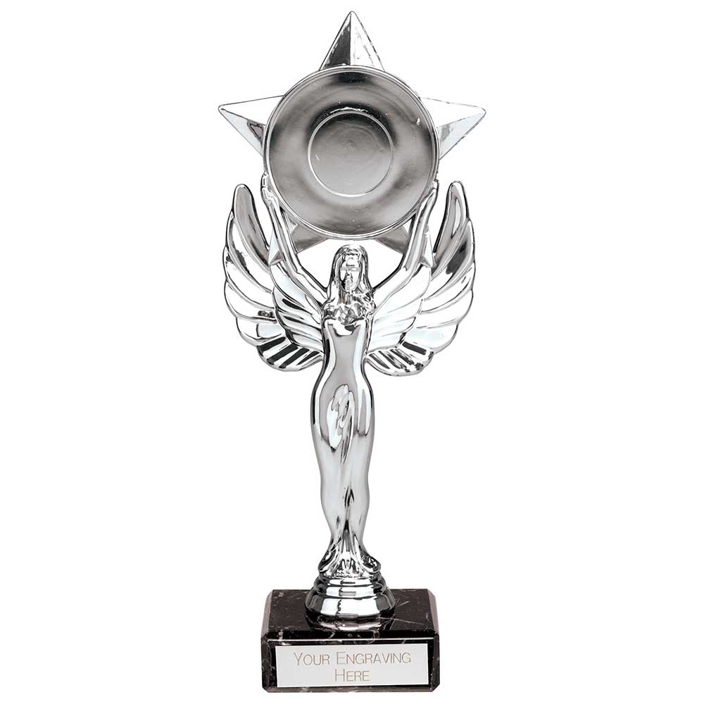 Victory Star Multisport Statue Trophy Silver (210mm Height)