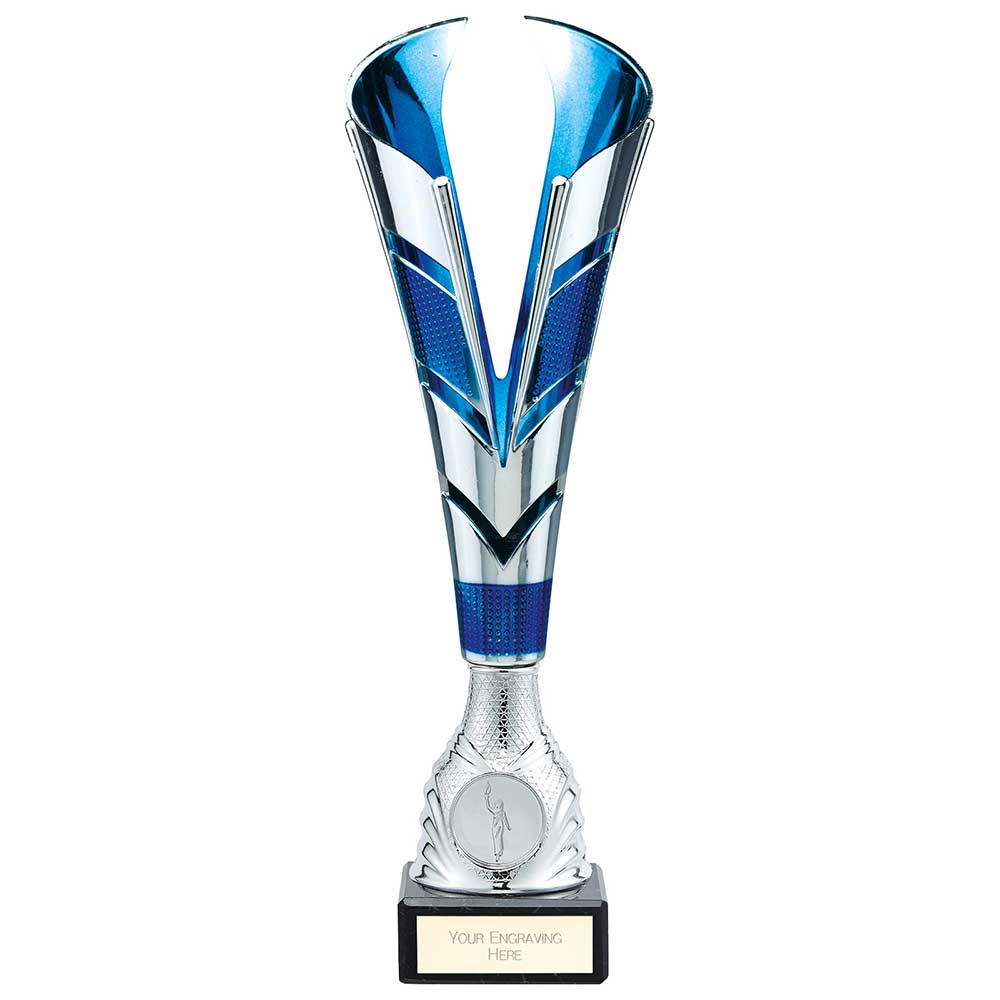 Ranger Premium Trophy Cup - Silver & Blue
