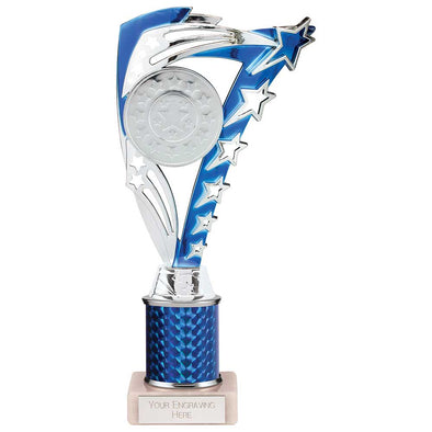 Frenzy Multisport Tube Trophy - Silver & Blue