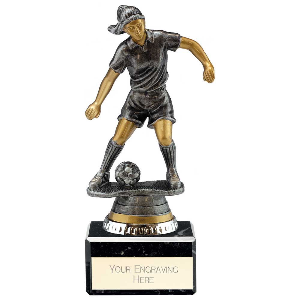 Cyclone Football Player Award (Female) - Antique Silver