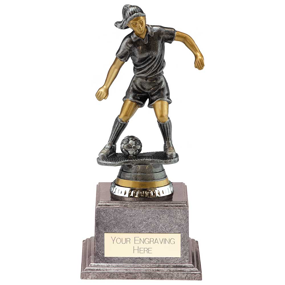 Cyclone Football Player Award (Female) - Antique Silver
