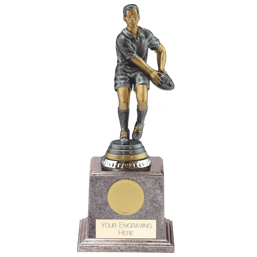 Cyclone Rugby Player Award (Male) - Antique Silver