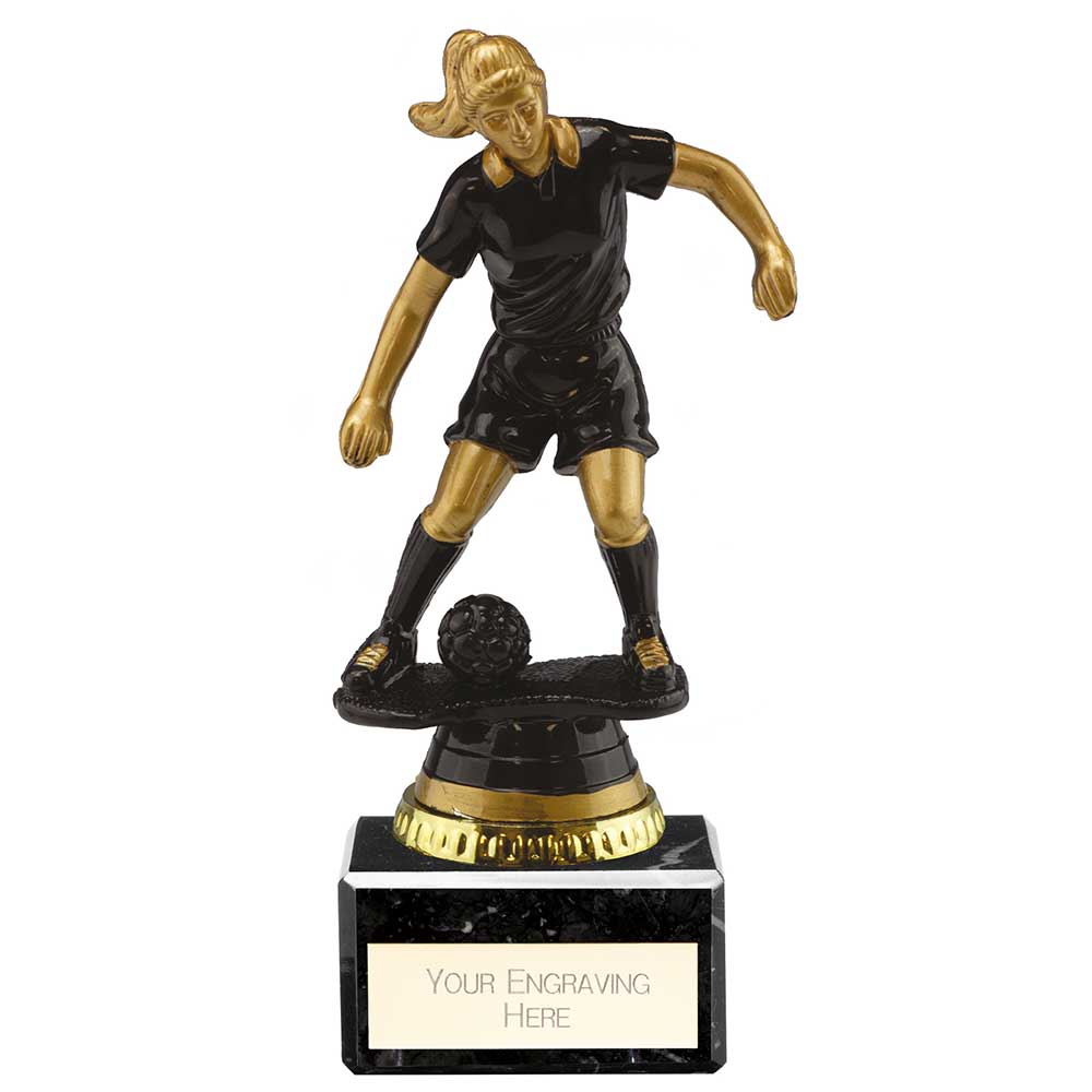 Cyclone Football Player Award (Female) - Black & Gold