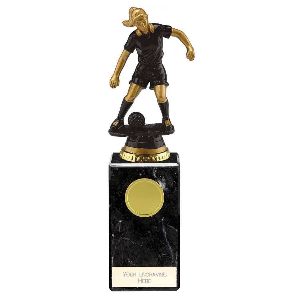 Cyclone Football Player Award (Female) - Black & Gold
