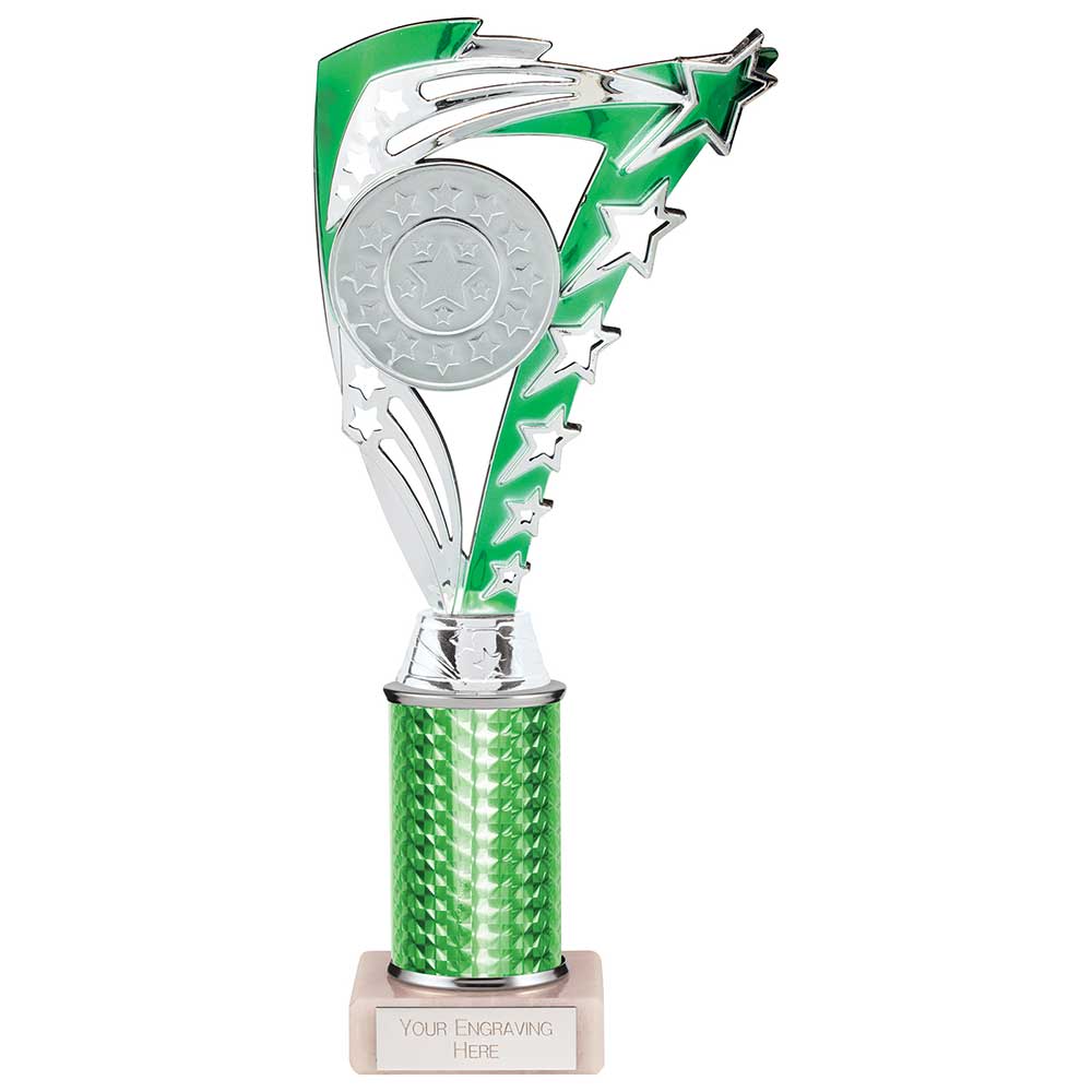Frenzy Multisport Tube Trophy - Silver & Green