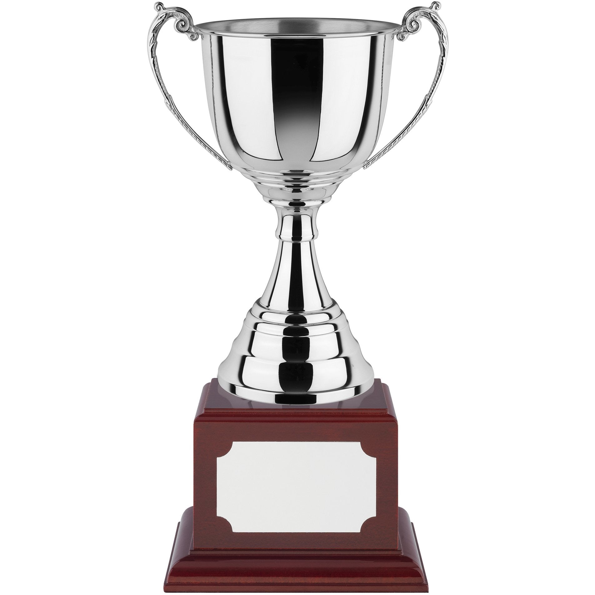 1 Series Revolution Trophy Cup on Square Rosewood Base