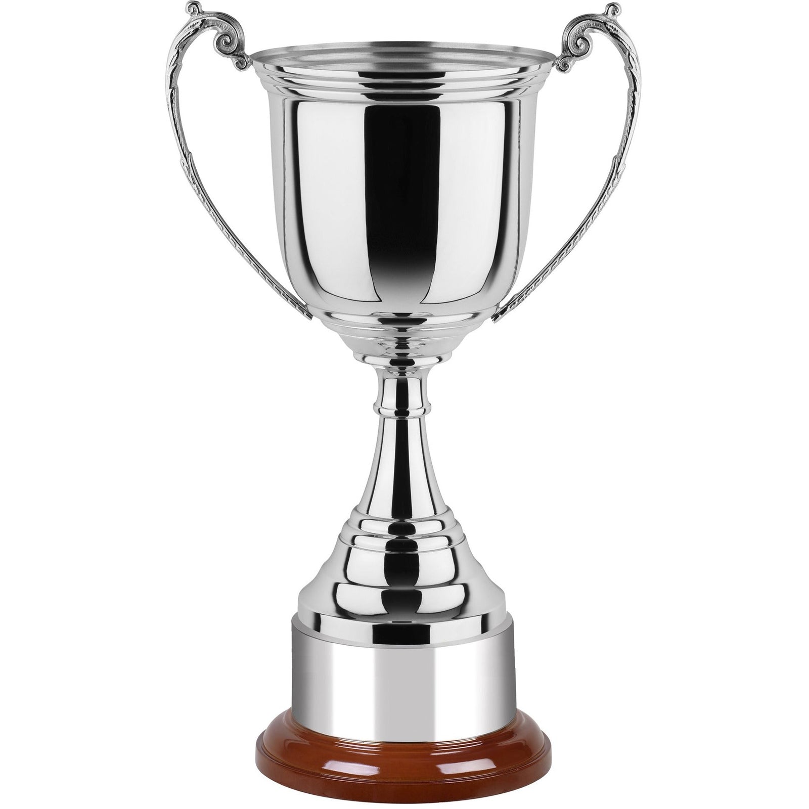 5 Series Revolution Trophy Cup on Rosewood Base