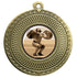 Weightlifting Bronze Swirl 50mm Medal