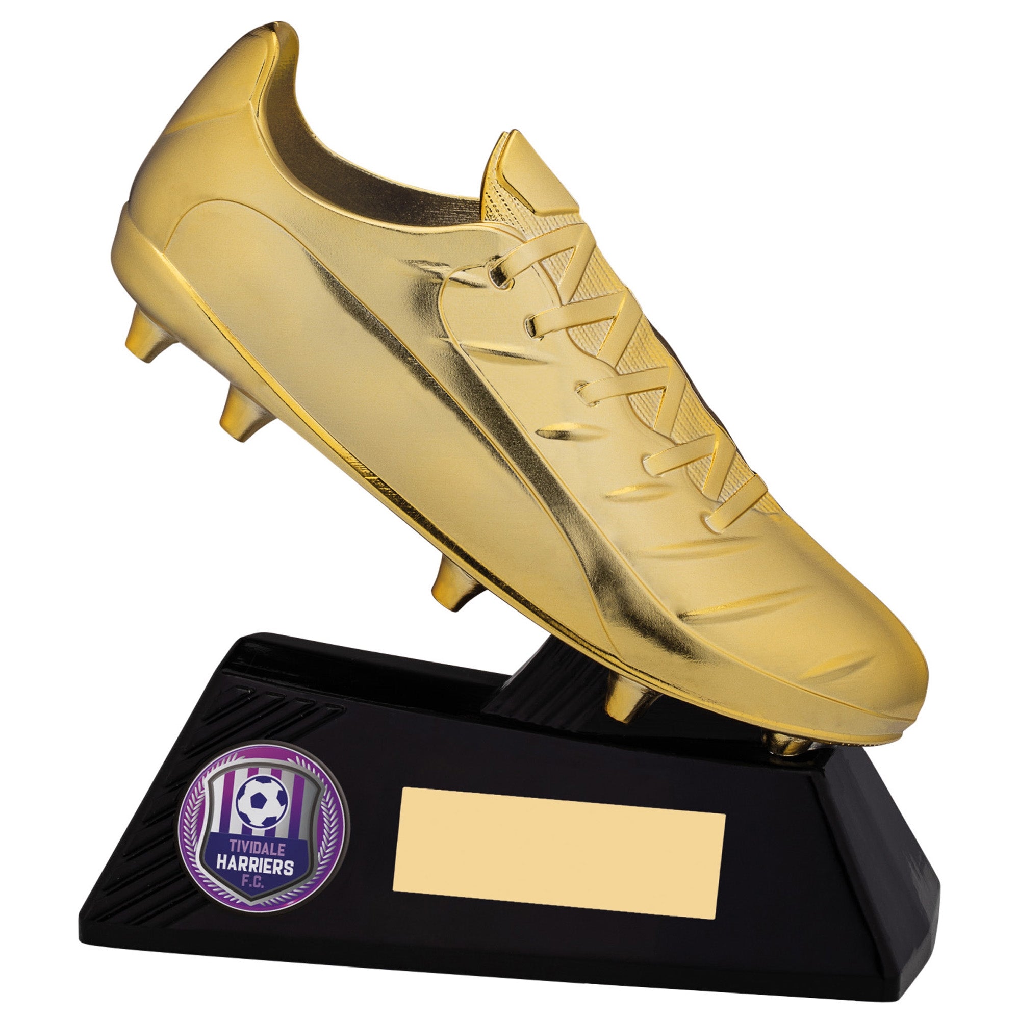 Galaxy Golden Boot Personalised Football Trophy