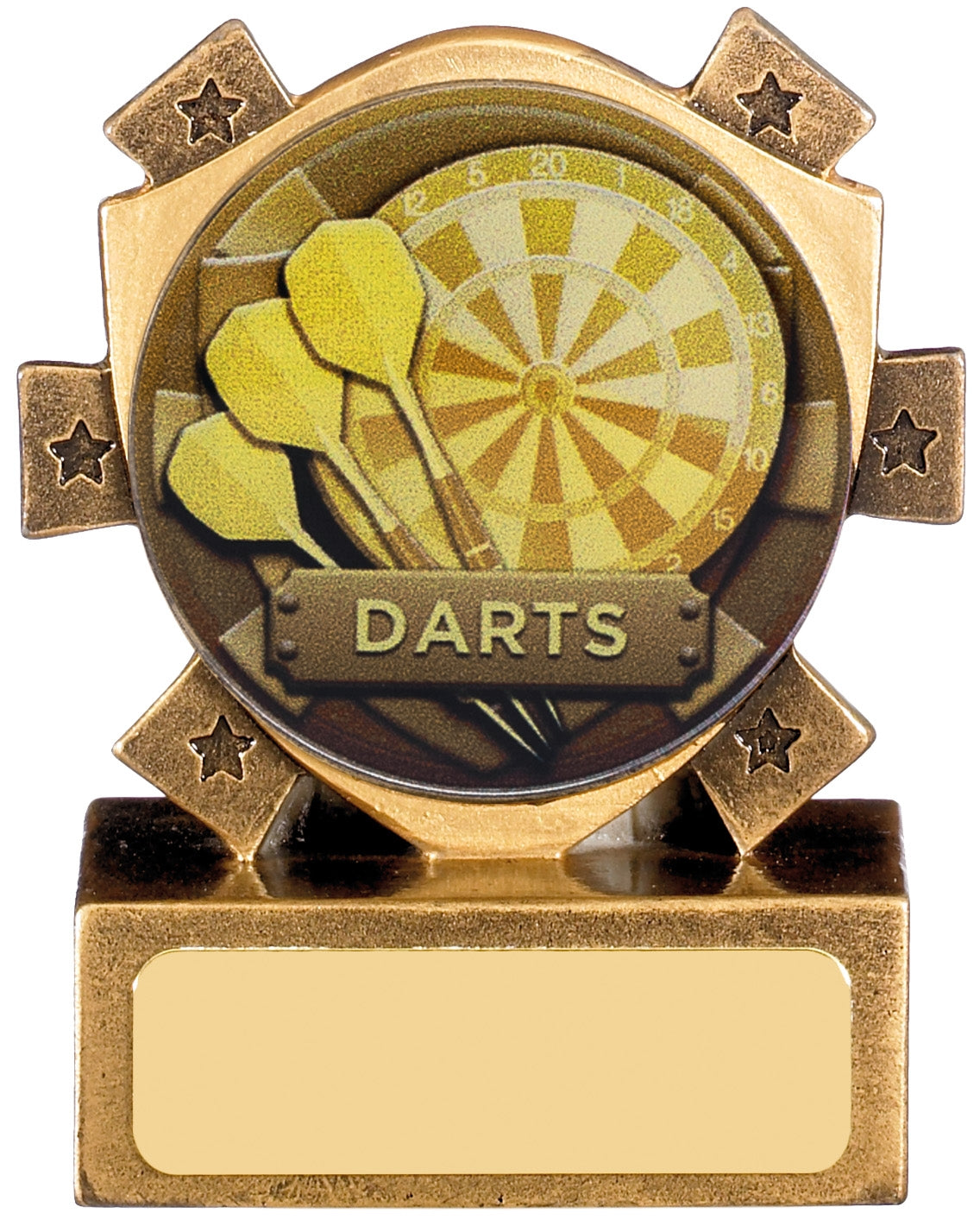 Darts Mini Shield Trophy (8cm Height)