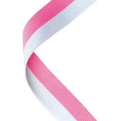 Medal Ribbon Pink/White